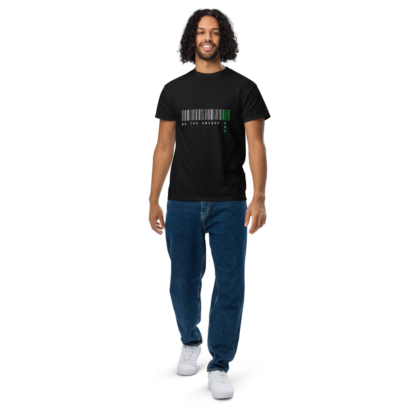 Be the Unique One Shirt – Barcode Graphic Design