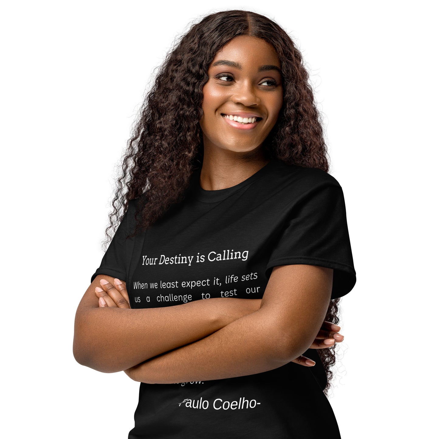Paulo Coelho Quote T-Shirt – "Your Destiny is Calling" Inspirational Unisex Tee