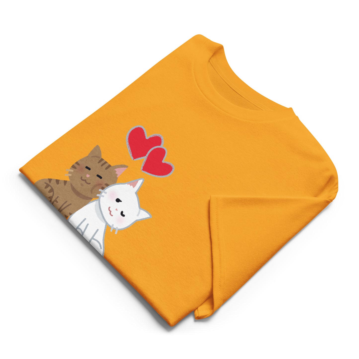 Cute Cat Couple T-Shirt 
