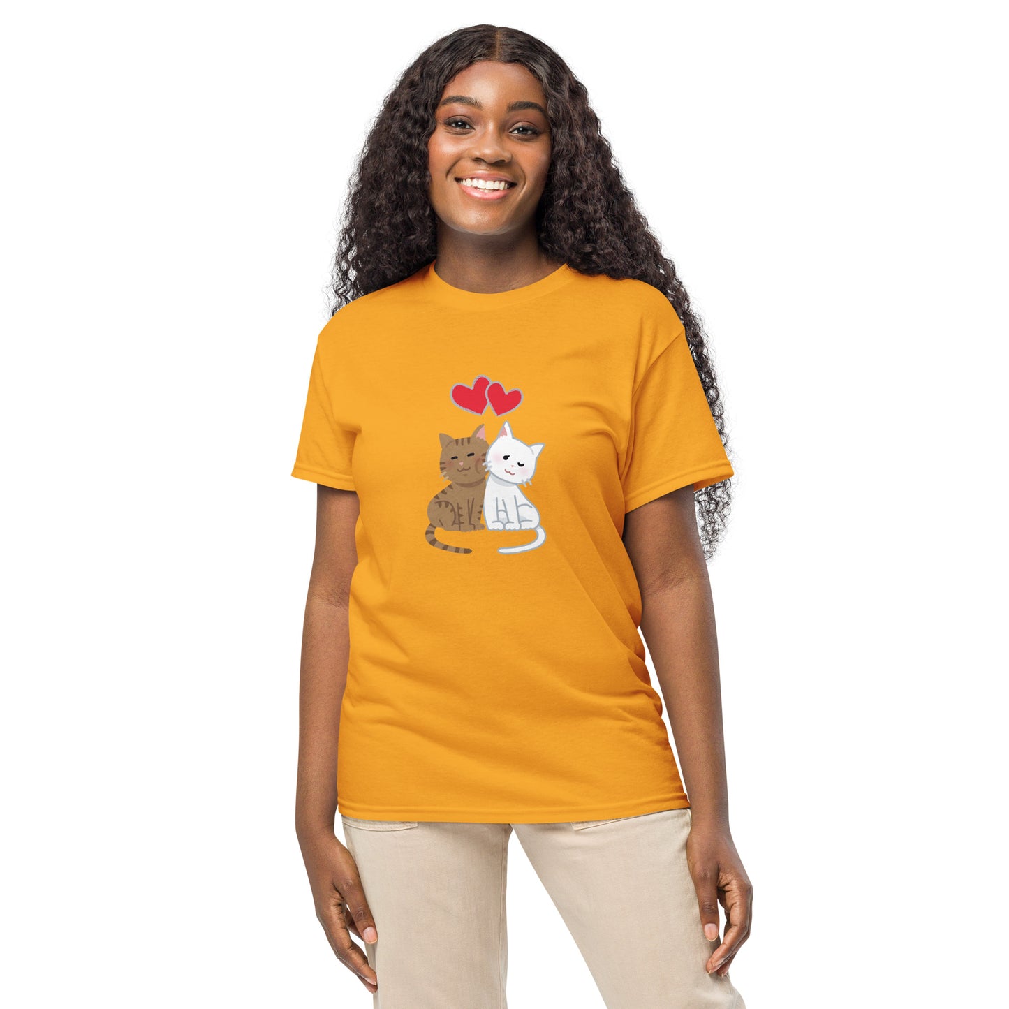 Cute Cat Couple T-Shirt