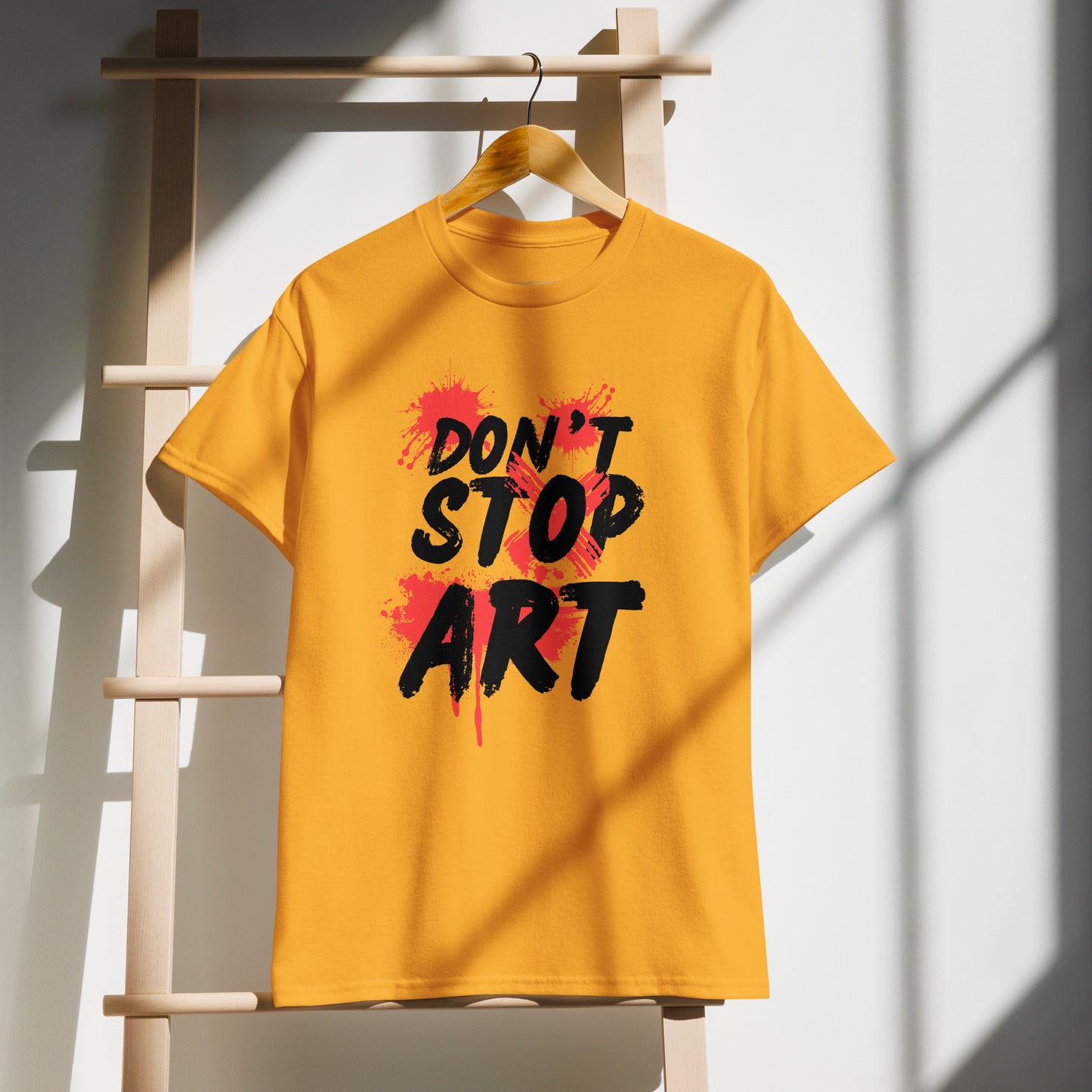 Don't Stop Art Graphic Shirt– Bold Artistic Statement Shirt