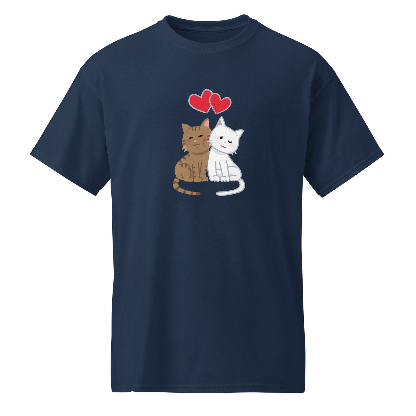 Cute Cat Couple T-Shirt 