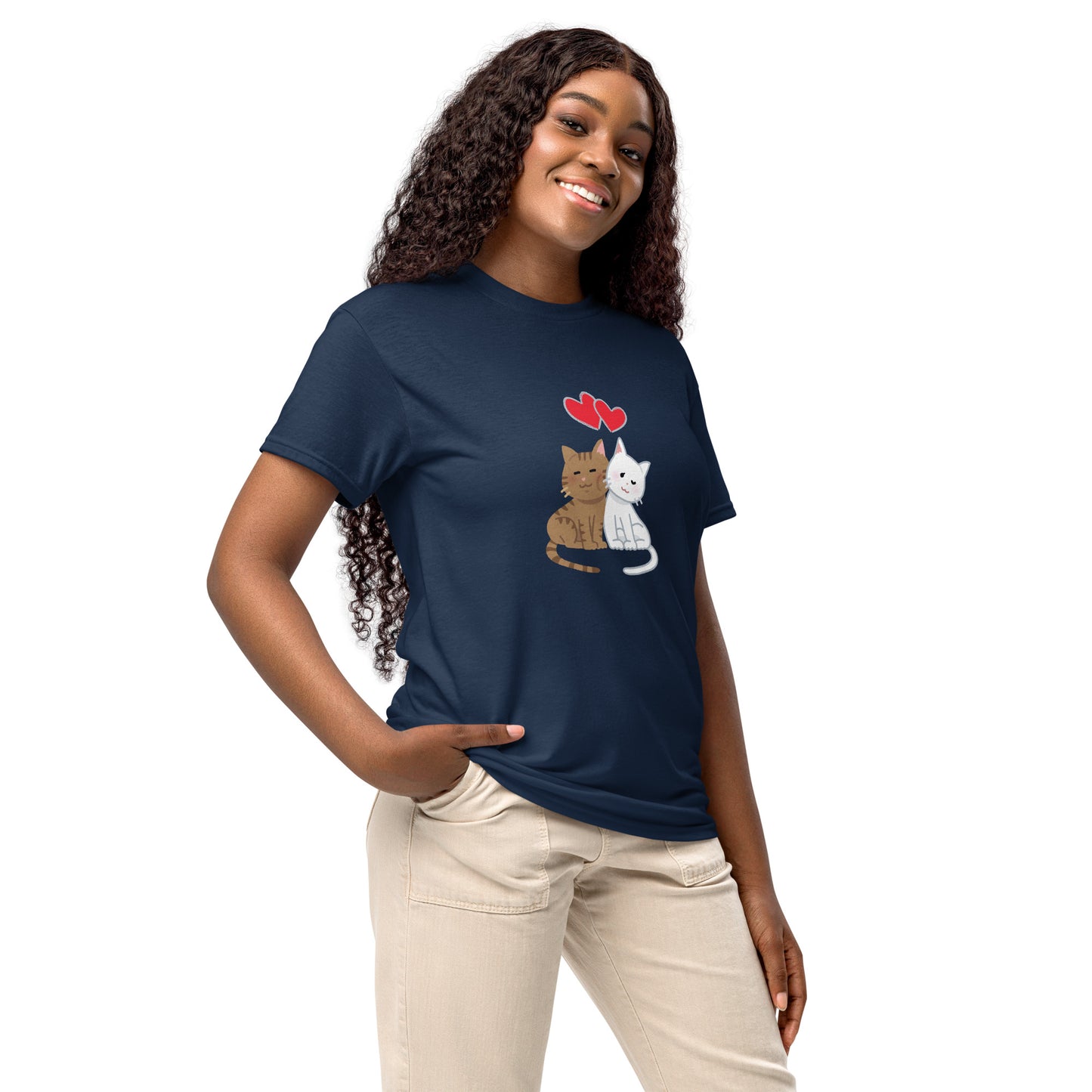 Cute Cat Couple T-Shirt