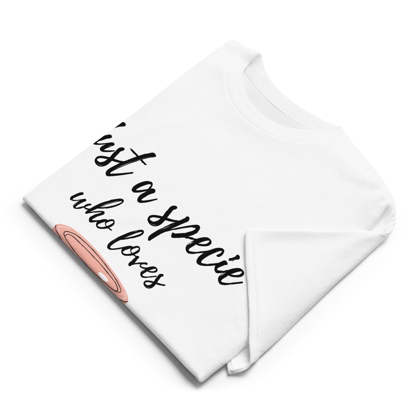 Just a Specie Who Loves Coffee Tee – Graphic Shirt