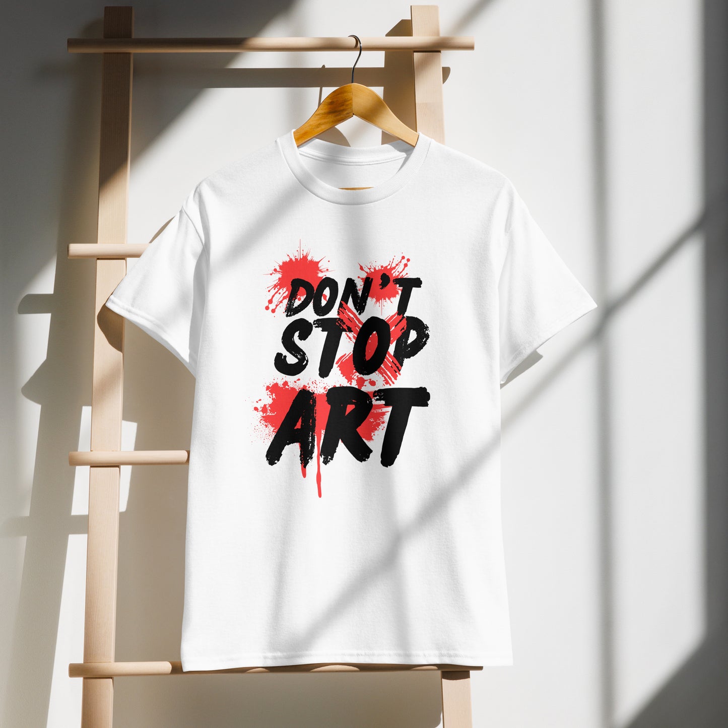 Don't Stop Art Graphic Shirt– Bold Artistic Statement Shirt